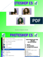 Cambio de Color de Cabello Con El Programa de Photoshop