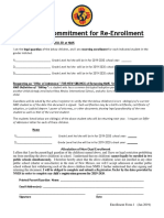 Letter of Commitment For Re-Enrollment: For Students Currently Enrolled at Nmis