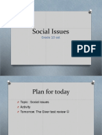 Social Issues POWERPOINT - Class10