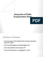Integration of Public Transportation Modes