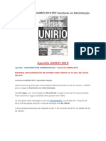 Baixar A Apostila Concurso UNIRIO 2019 PDF Assistente em Administração