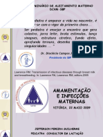 Contra Indicações Ao Aleitamento Materno SBP