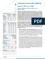 Heidelberg Cement India (HEIM IN) : Q4FY19 Result Update