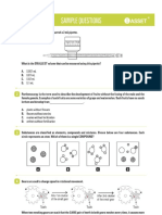 Class 10 ASSET Science Sample Paper