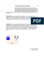 Examen final de operaciones unitarias problemas de vapor y turbinas