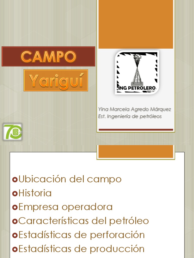 Campo Yariguí Cantagallo PDF Petróleo Energía y recursos
