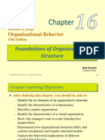 Organizational Behavior: Foundations of Organizational Structure