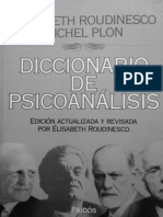 Roudinesco, Élisabeth & Plon, Michel (2008) - Diccionario de Psicoanálisis. Reducido PDF