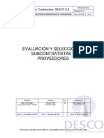 PRO-CC-012 Evaluación y Selec. de Subcont. y Proveedores-2.0