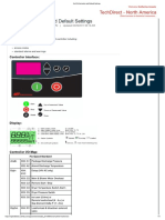 Xe-50 Information and Default Settings