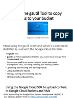 Using The Gsutil Tool To Copy Files and Folders To Cloud Bucket v3