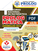 1er. Concurso Nacional de Matemática - I.E.P. Prolog de Chorrillos.