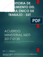 Acuerdo Ministerial MDT 2017 0135