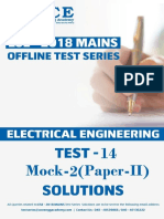 EE Test 14 Mock 2paper II Sol