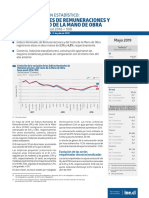 Boletín Índices de Remuneraciones y Costo de La Mano de Obra (Ir Icmo) Mayo 2019