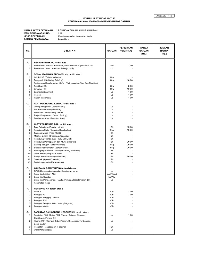 Keselamatan Dan Kesehatan Kerja