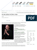 As Dez Lições de Steve Jobs PDF