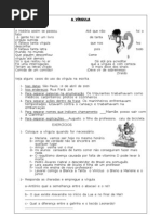 A VÍRGULA E FRASES doc