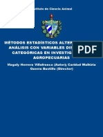 Metodos Estadisticos Alternativos de analisis  con variables discretas y categoricas agropecuarias