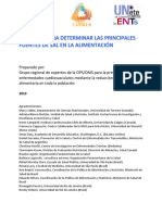 Metodos Determinar Fuentes Sodio en Alimentacion