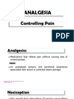 Analgesia - Controlling Pain