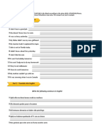 Part 1 - Make A Correct Sentence Part 1 - Make A Correct Sentence