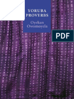 Òwe- Proverbios Yoruba-oyekan Owomoyela