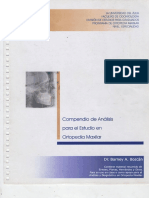 Compendio de analisis para el estudio de ortopedia maxilar