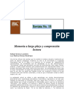 71 Memoria A Largo Plazo y Comprension Lectorapdf MiYtG Articulo PDF