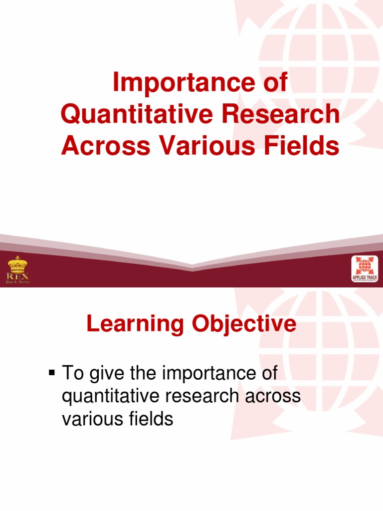 essay about importance of quantitative research