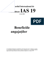 IAS Standardul International de ate IAS 19