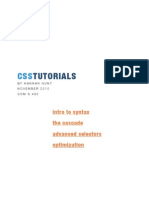 Basic CSS Tutorials