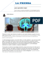Conocer El Cerebro Para Aprender Mejor - Actualidad _ LaPrensa.com.Ar