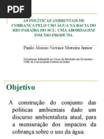 AS POLÍTICAS AMBIENTAIS DE COBRANÇA PELO USO ÁGUA002