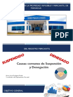 CAUSAS DE SUSPENSIONES y DENEGACIONES EN EL REGISTRO MERCANTIL PDF