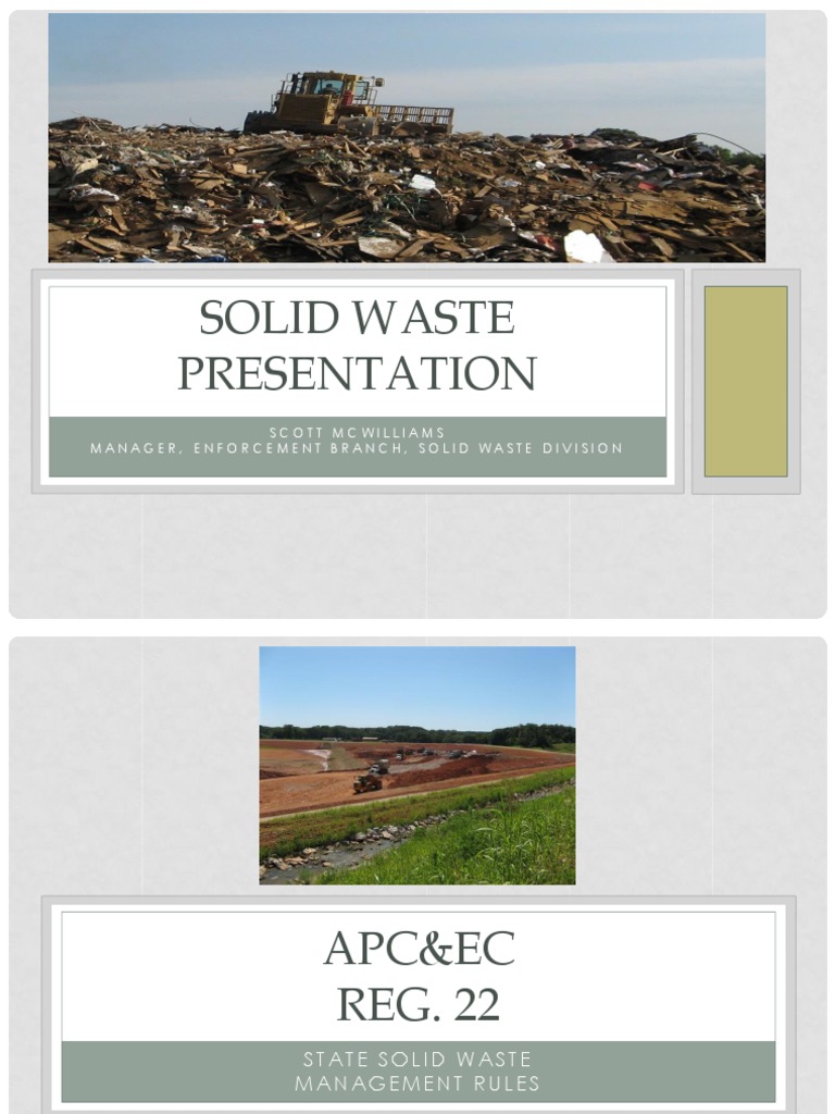 Solid Waste Presentation 6-23-14 PDF | Download Free PDF | Municipal ...