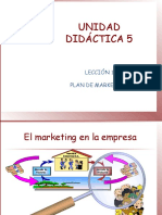 Lección 1 Plan de Marketing