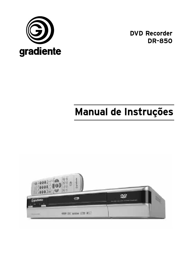 Gradiente DR-850 | PDF | DVD | Vídeo