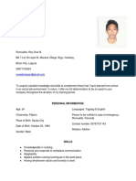 Romualdo Resume