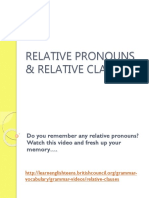 Relative Pronouns (English)