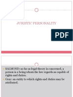 Juristic Personality