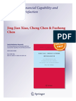 Xiao Et Al (2014) - Consumer Financial Capability and Financial Satisfaction PDF
