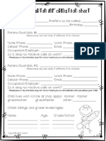 BacktoSchoolFormsforKindergarten PDF