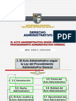 8.el Acto Administrativo Según La Ley Del Procedimiento Administrativo General