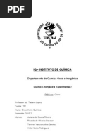 Relatorio VIII - Cloro