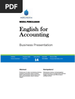 Modul English For Accounting TTM14