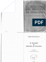 El Realismo Del Principio de Finalidad Padre Reginald Garrigou Lagrange PDF