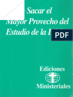 ComoSacarElMaximoProvechoDelEstudioDeLaBiblia LeoVanDolson PDF