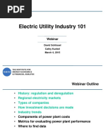 Electric Utility Industry 101: Webinar