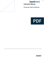 P3300 Series Pneumatic Valve Positioners: Instruction Manual